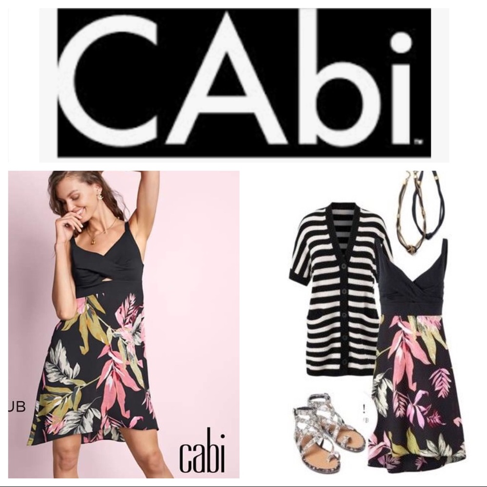 Cabi Floral Beach Club Dress